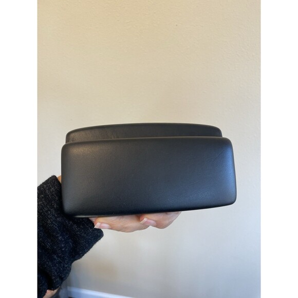 Versace Black Gold Sunglasses Eyeglasses Hard Clam Shell Case Only READ - Picture 4 of 9